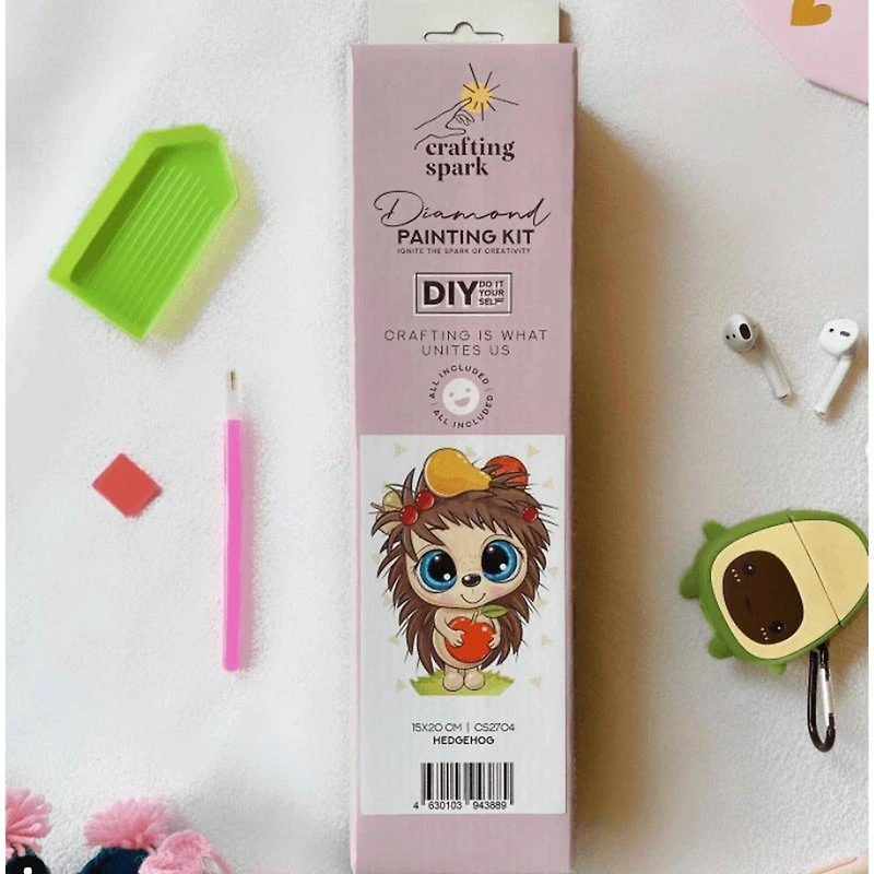 Crafting Spark Hedgehog Diamond Painting Kit