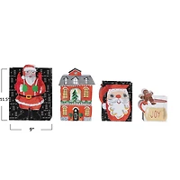 Hello Honey® Printed Recycled Paper House, Santa & Mug Shaped Gift Bag Set