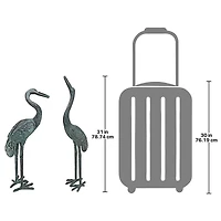 Design Toscano Medium Bronze Crane: Set