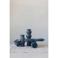 Hello Honey® 3" x 6" Marine Unscented Totem Pillar Candle