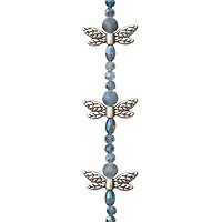 Silver & Blue Dragonfly Mix Beads by Bead Landing™