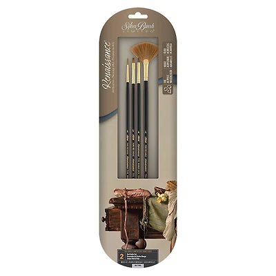 Silver Brush Limited Renaissance® 4 Piece LH Brush Set