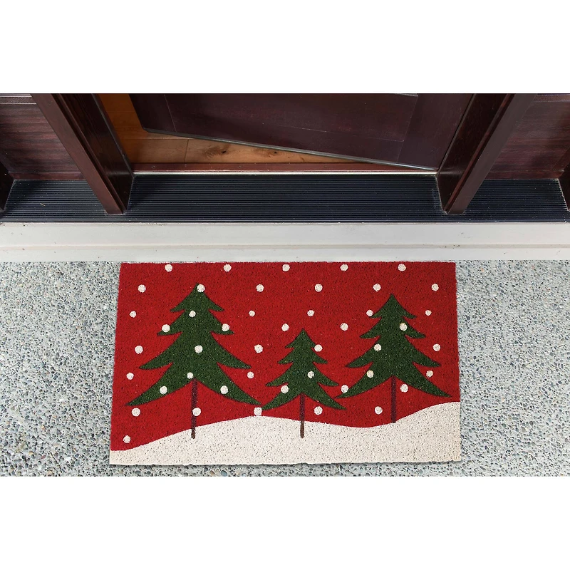 DII® Snowy Trees Doormat