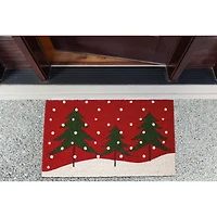 DII® Snowy Trees Doormat