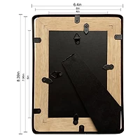 Expressions™ 4" x 6" Natural Wood & Black Frame by Studio Décor®