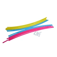 Swim Central 30" Pink, Yellow, Blue Underwater Slalom Hoop Set