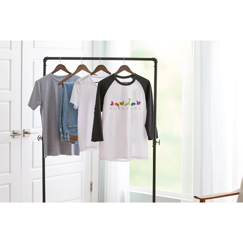 Cricut® Unisex Adult Raglan Sleeve T-Shirt Blank