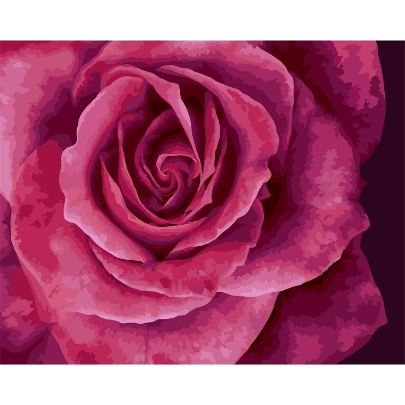 Crafting Spark Tender Rose Painting by Numbers Kit