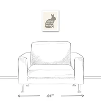 Easter Makes Me Hoppy 1 11" x 14" Canvas Wall Art