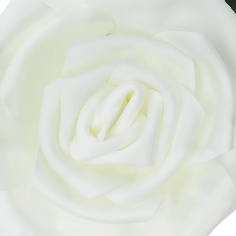 12" White Wall Flower by Ashland®