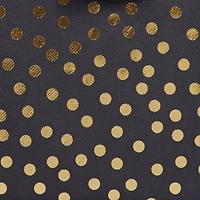 DII® 11" Black & Gold Dots Storage Cube, 2ct.