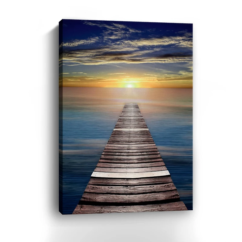 Caribbean Dusk Canvas Giclee