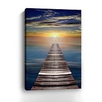 Caribbean Dusk Canvas Giclee