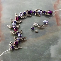 Glass & Metal Angel Beads by Bead Landing