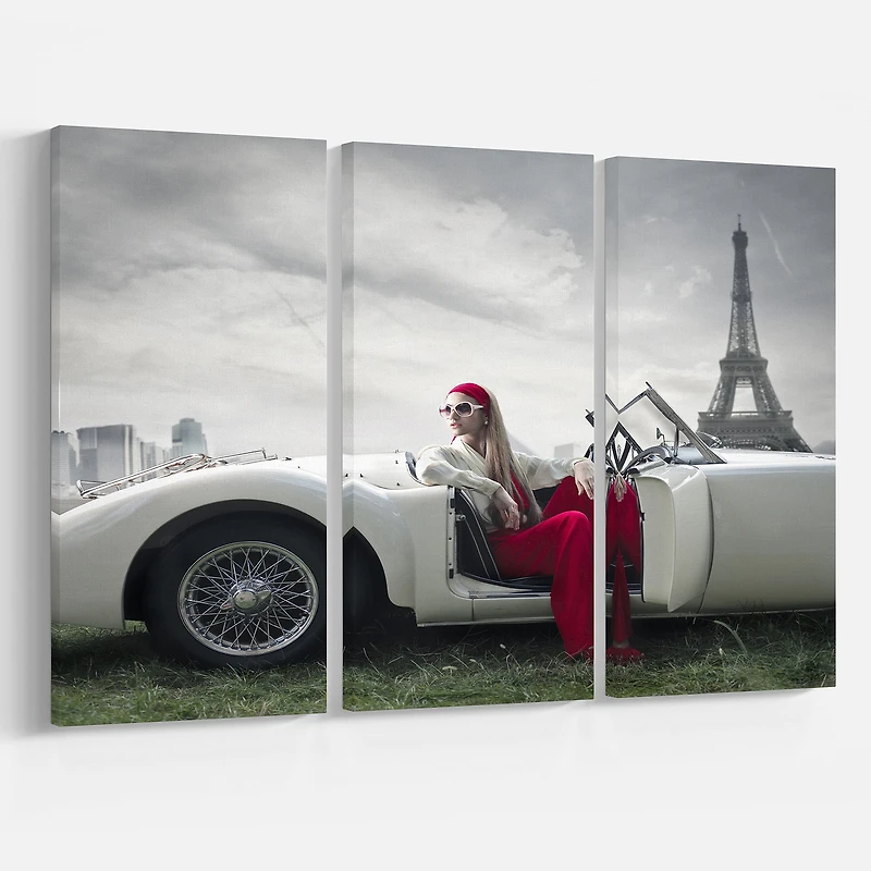 Designart - Fashion Woman in Car