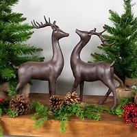 Brown Deer Christmas Decoration Set