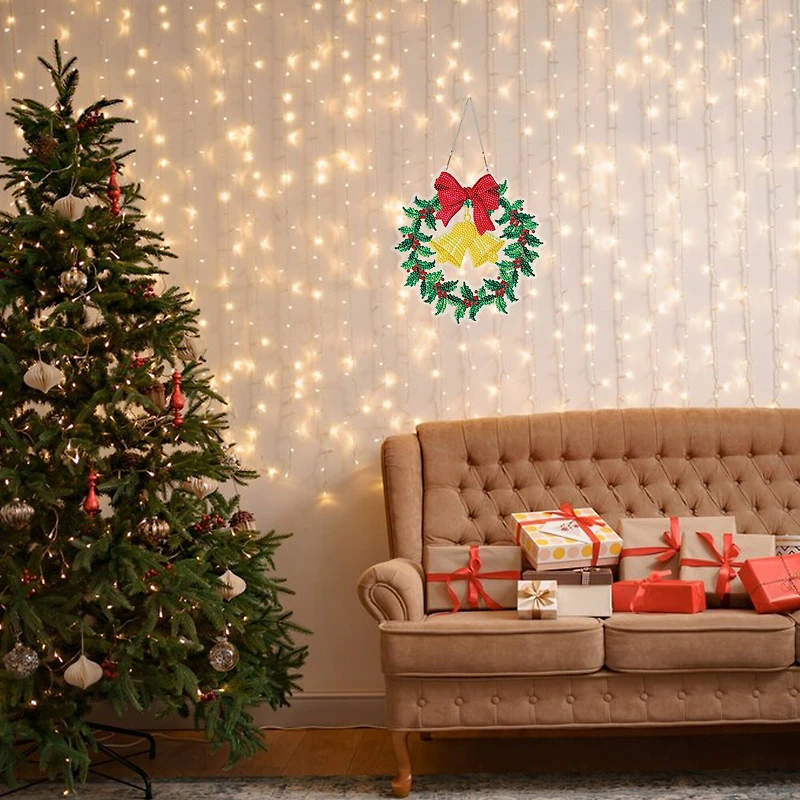 8" Bells Wreath Diamond Art Kit by Make Market®