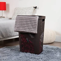 Mind Reader 60L Perforated Plastic Laundry Hamper with Lid