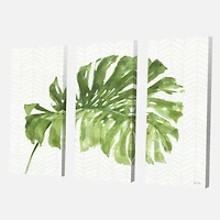 Designart - Mixed Botanical Green Leaves V