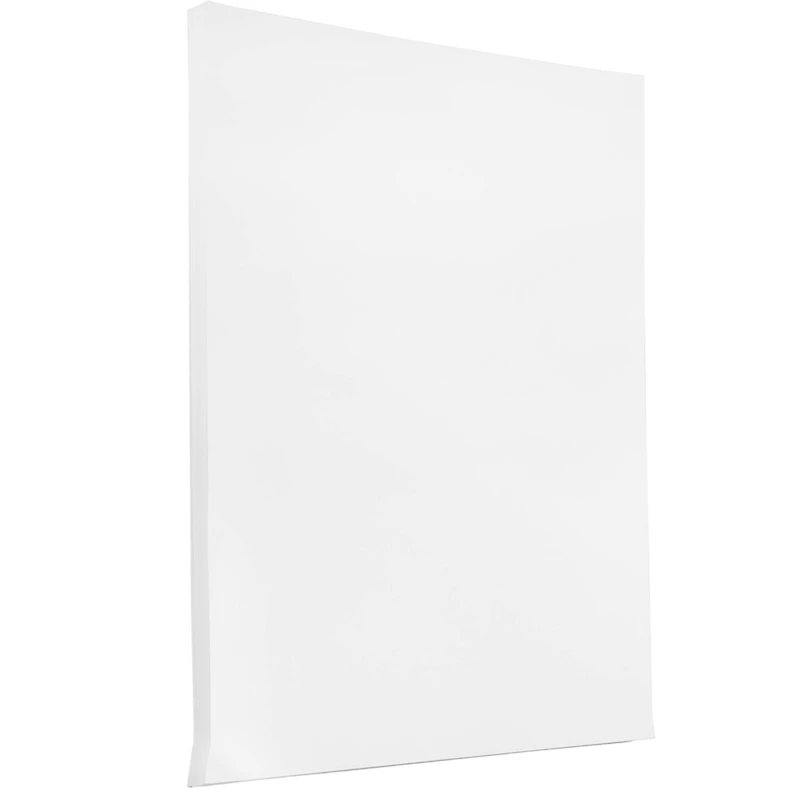 JAM Paper Glossy White 11" x 17" Tabloid Cardstock, 50 Sheets