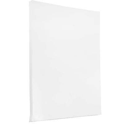 JAM Paper Glossy White 11" x 17" Tabloid Cardstock, 50 Sheets