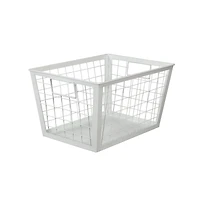 12.5" White Wire Multifunctional Basket