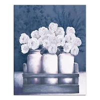 Blue Roses 16" x 20" Canvas Wall Art