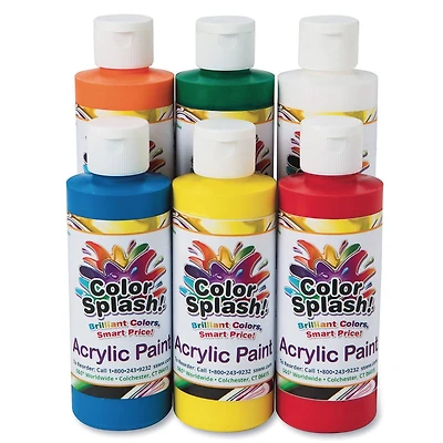 Color Splash!® 6 Color Acrylic Paint Set