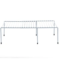 Mind Reader Silver Multi-Purpose Expandable Kitchen Counter & Cabinet Shelf Storage & Organization