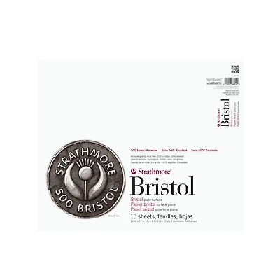 Strathmore® 500 Series Bristol Plate Paper Pad
