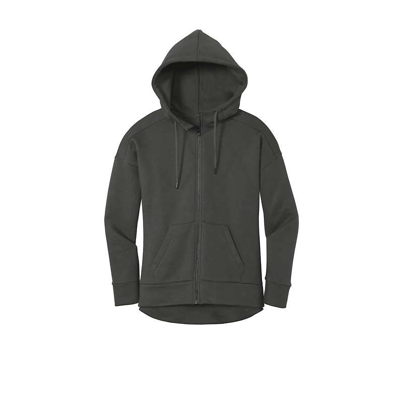 District® Perfect Weight® Women's Fleece Drop Shoulder Full-Zip Hoodie
