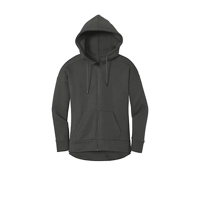 District® Perfect Weight® Women's Fleece Drop Shoulder Full-Zip Hoodie