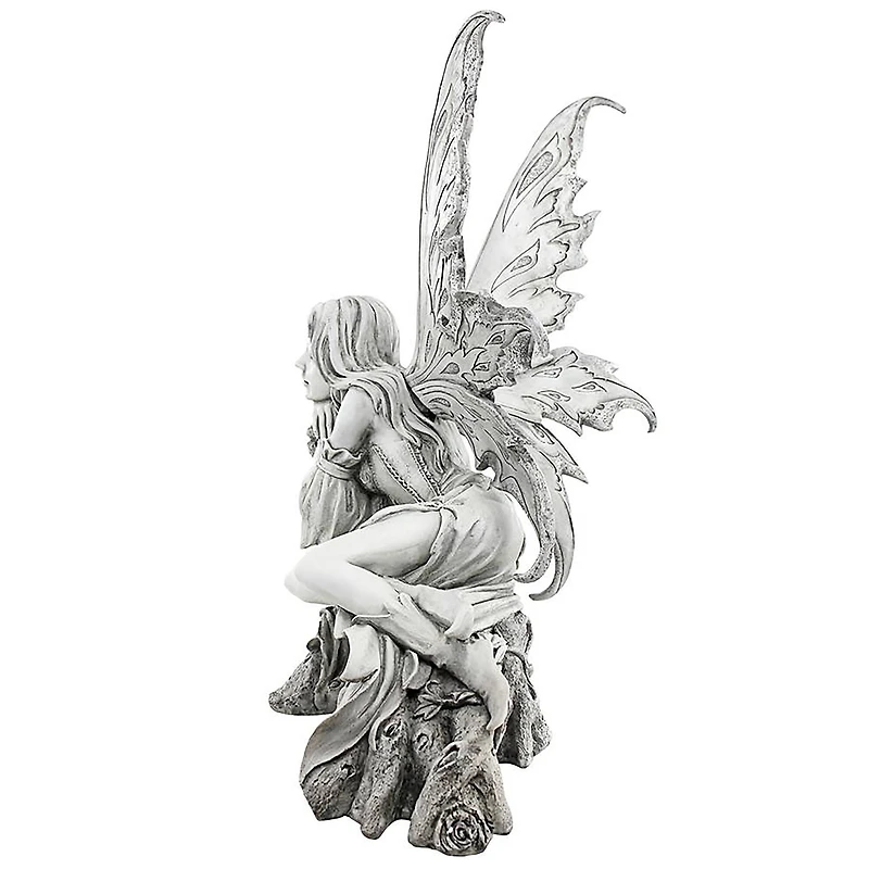 Design Toscano 17" Pause to Ponder Fairy Garden Statue