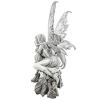 Design Toscano 17" Pause to Ponder Fairy Garden Statue
