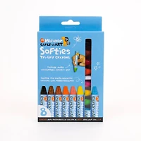 12 Packs: 8 ct. (96 total) Micador® early stART® SoftiTri-Grip Crayons