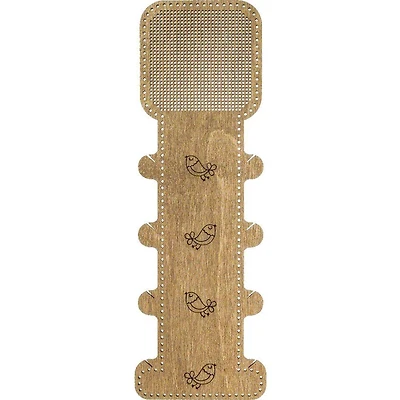 Wonderland Crafts Bird Embroidery Blank Wood Organizer