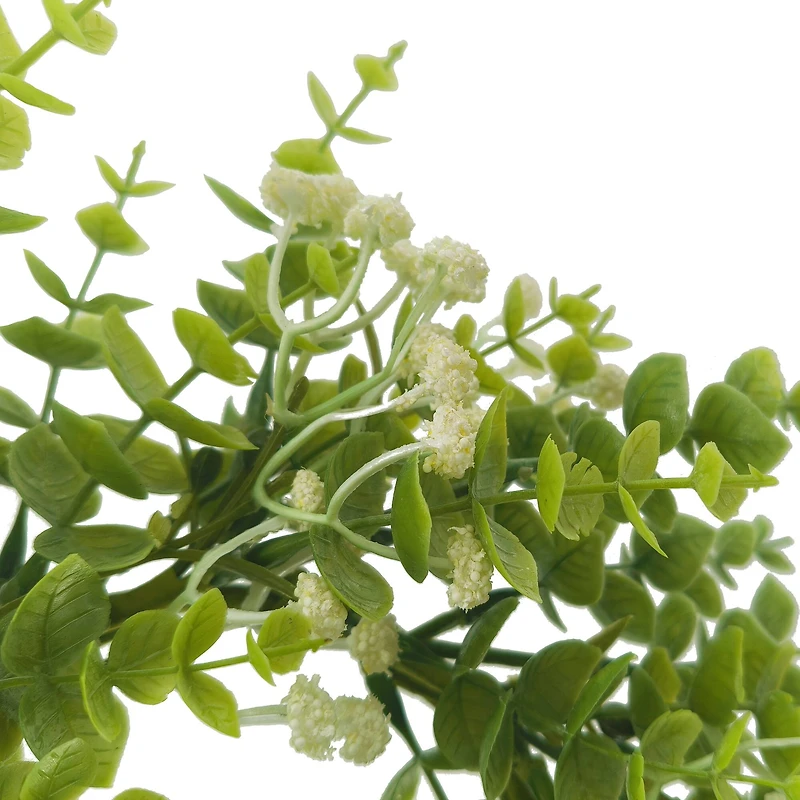 10" Mini White Baby's Breath Wreath by Ashland®