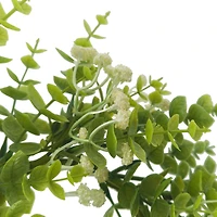 10" Mini White Baby's Breath Wreath by Ashland®