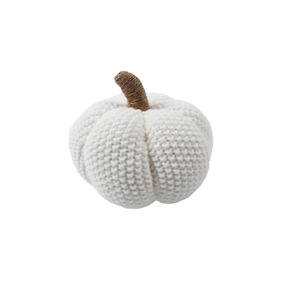6.5" Soft Knit Pumpkin Tabletop Décor by Ashland