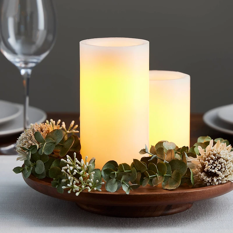 White 3" x 6" LED Pillar Candle By Ashland®