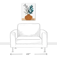 Teal Branches 16" x 20" Canvas Wall Art