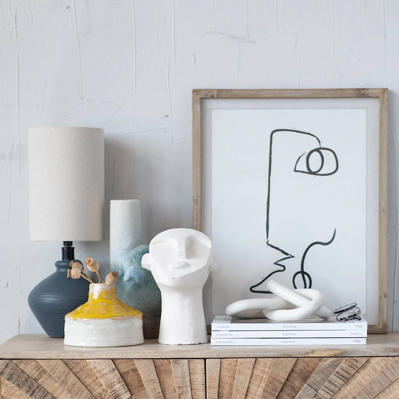 Hello Honey® 13" Decorative Marble Chain Link Figurine