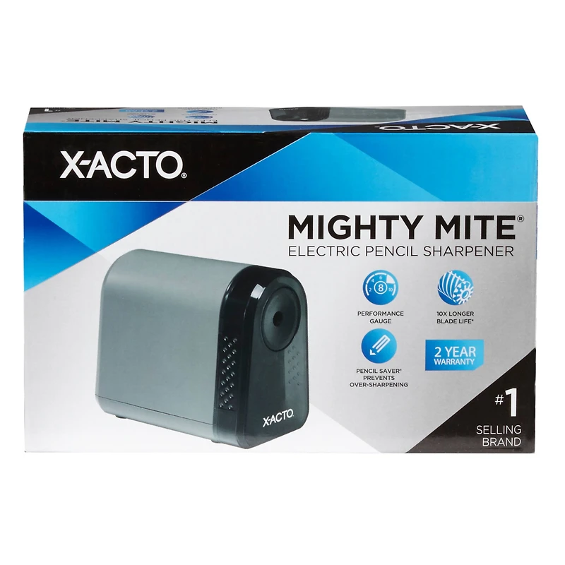 X-ACTO® Mighty Mite® Gray Compact Electric Sharpener
