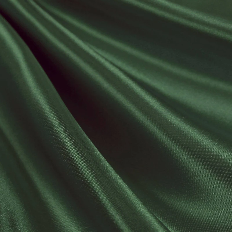 Hunter Green Satin