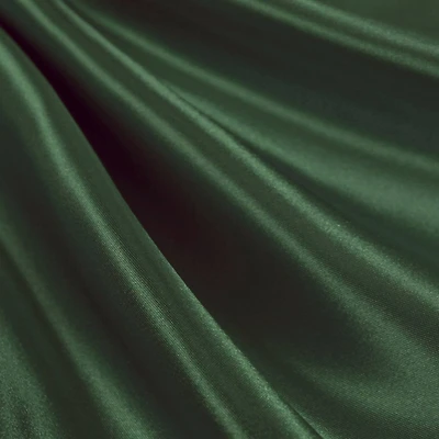 Hunter Green Satin