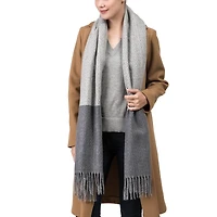 Glitzhome® 75" Gray Scarf with Tassels