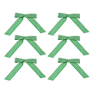 Green & White Bows, 6ct. by Celebrate It®