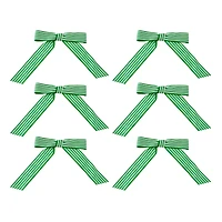Green & White Bows, 6ct. by Celebrate It®