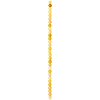 Yellow Dyed Agate Round Beads, 6mm by Bead Landing™