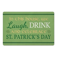 Laugh Drink and Celebrate 27" x 18" Floor Mat